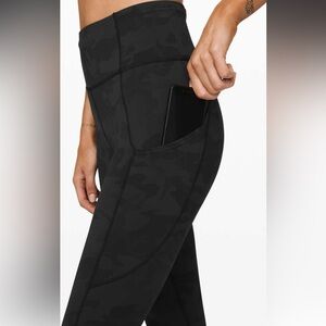 Lululemon | Fast & Free 31” Leggings in Incognito Camo Multi Grey